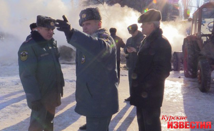 Из-за порыва трубопровода некоторые куряне остались без тепла Из-за порыва трубопровода некоторые куряне остались без тепла