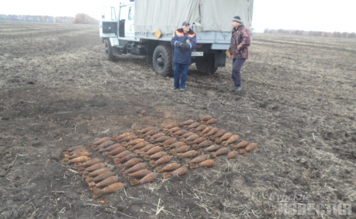 В Курской области обнаружили арсенал боеприпасов В Курской области обнаружили арсенал боеприпасов