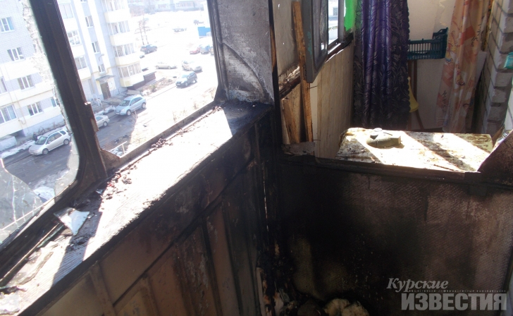 Курск. На улице Союзной горела квартира Курск. На улице Союзной горела квартира