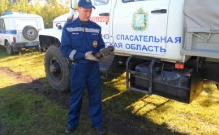 Курская область: в Тимском районе нашли артснаряд Курская область: в Тимском районе нашли артснаряд