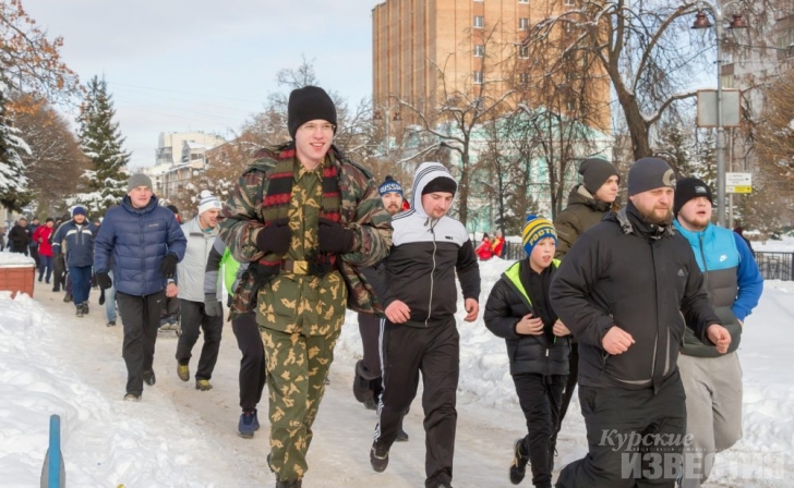В Курске прошёл посленовогодний забег В Курске прошёл посленовогодний забег
