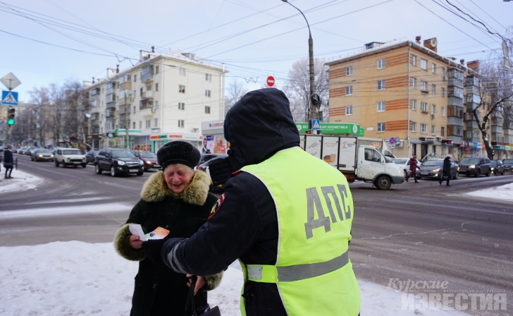 Каждое третье ДТП в Курской области происходит с участием пешеходов Каждое третье ДТП в Курской области происходит с участием пешеходов