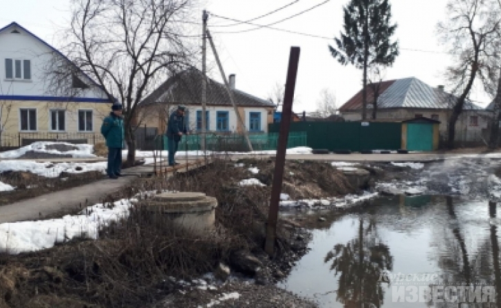 В Курской области половодье развивается постепенно В Курской области половодье развивается постепенно