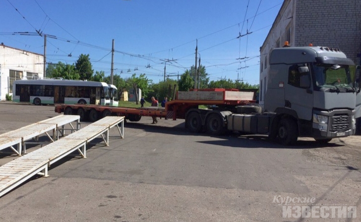 В Курск приехал третий электробус В Курск приехал третий электробус