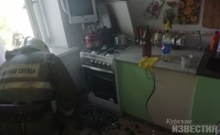 Курск. На улице Ольшанского горела квартира Курск. На улице Ольшанского горела квартира
