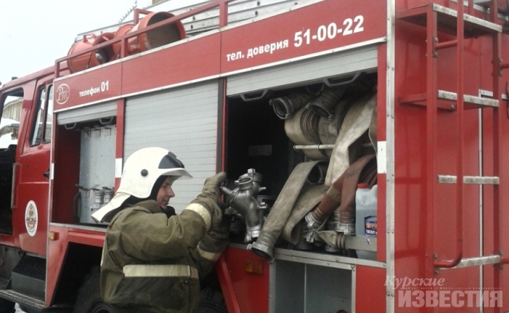 В Курской области горел жилой дом В Курской области горел жилой дом