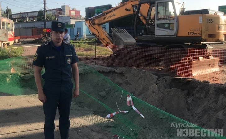 Из-за аварии при ремонте тепллосетей центр Курска остался без электричества Из-за аварии при ремонте тепллосетей центр Курска остался без электричества