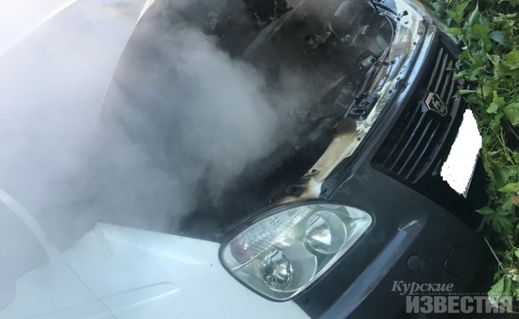 В Курске сгорела «Газель» В Курске сгорела «Газель»