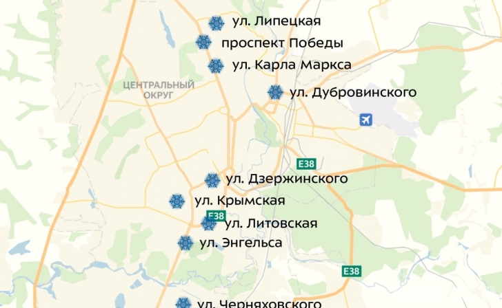 В Курске определили места складирования снега В Курске определили места складирования снега