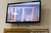 На заседании курского суда Дедов нашёл такое место в «аквариуме», что был виден только его силуэт