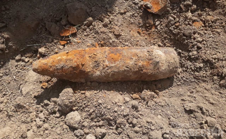 В Курской области нашли артснаряд В Курской области нашли артснаряд