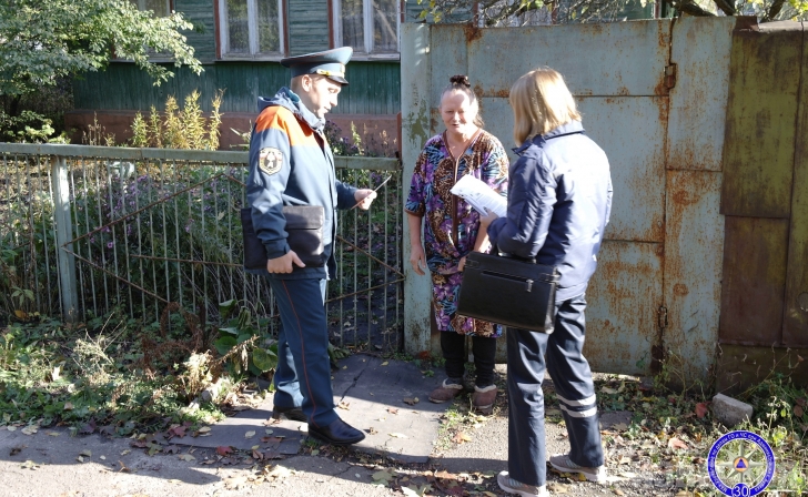 В Курске проверили дома с печным отоплением В Курске проверили дома с печным отоплением