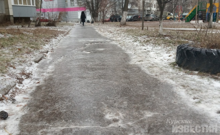 Дороги и улицы Курска превратились в каток Дороги и улицы Курска превратились в каток