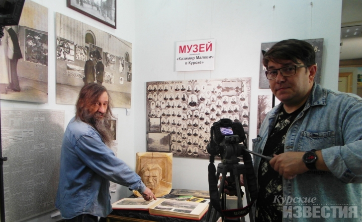 В Курске в галерее «АЯ» снимают фильм о Малевиче В Курске в галерее «АЯ» снимают фильм о Малевиче