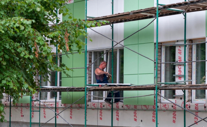 В курской поликлинике №3 делают капитальный ремонт