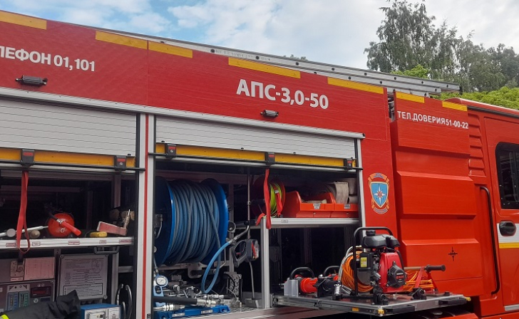 В Курской области сгорела однокомнатная квартира