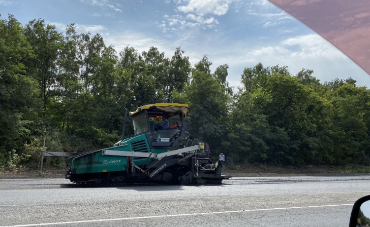 Капремонт федеральной трассы в Обоянском районе готов на 94%