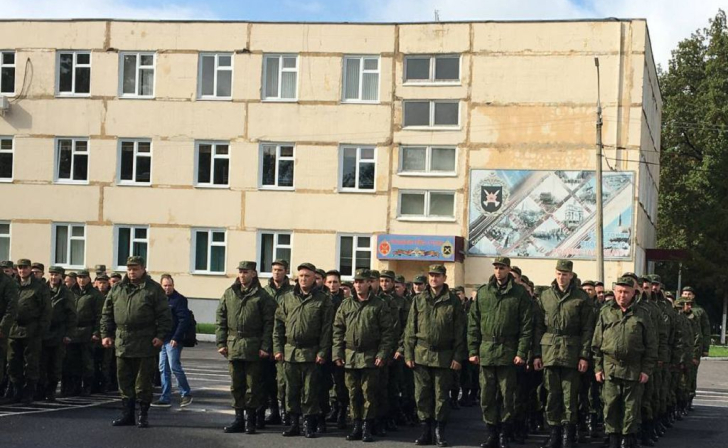 Мобилизованные из Курской области проходят слаживание в 4 учебных воинских частях
