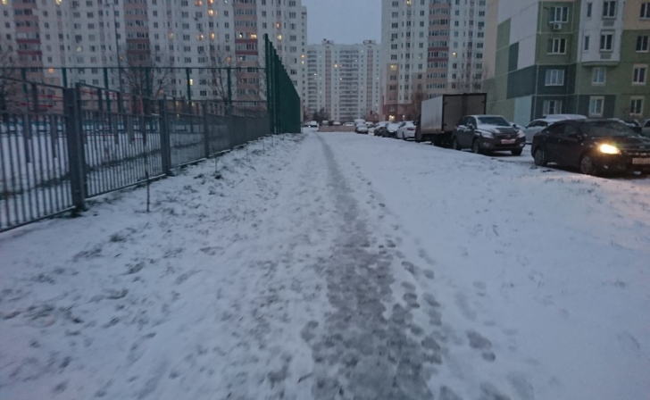 В Курске 17 ноября выпал снег, а на градуснике минус 2