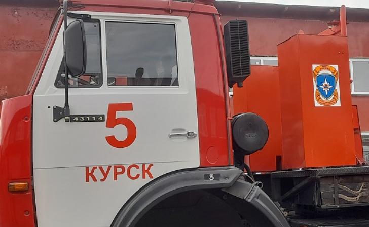 В поселке им. М. Жукова в Курской районе во время пожара пострадал мужчина