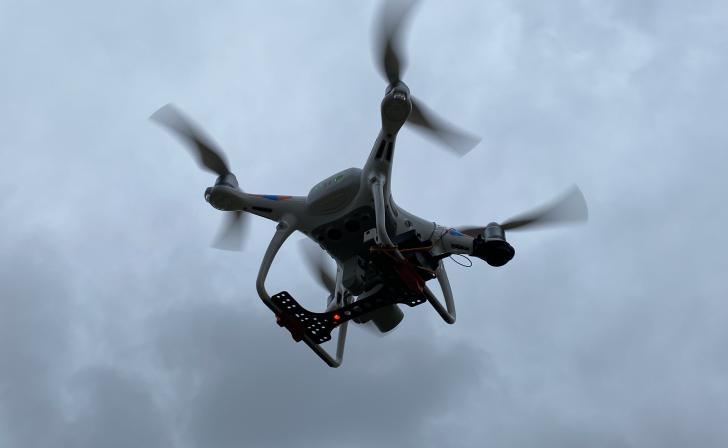 В Курском районе 30 марта будет летать беспилотник МЧС