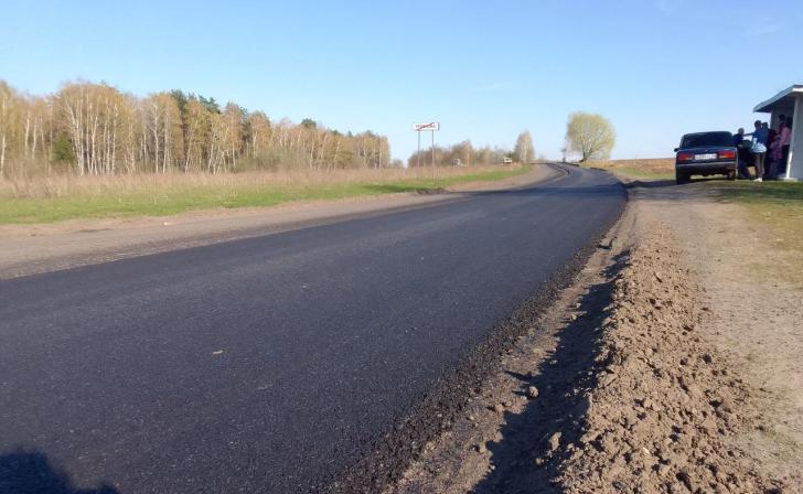 В Железногорском районе в селе Трояново начался капитальный ремонт дороги