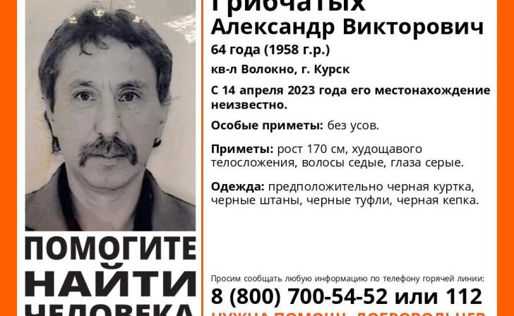 В Курске волонтеры ищут пропавшего 64-летнего мужчину