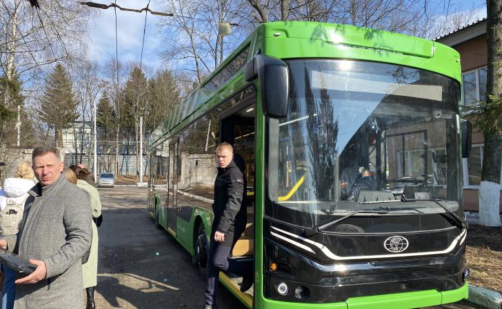 В Курске на двух маршрутах работают 12 новых троллейбусов «Адмирал»