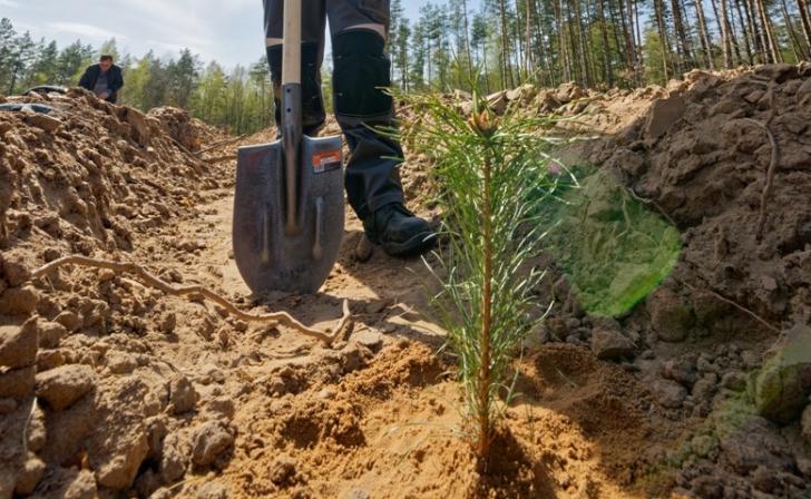 Сотрудники Металлоинвеста высадили саженцы деревьев Сотрудники Металлоинвеста высадили саженцы деревьев