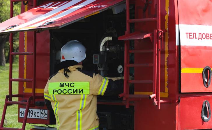 В Курской области во время пожара пострадал 39-летний мужчина