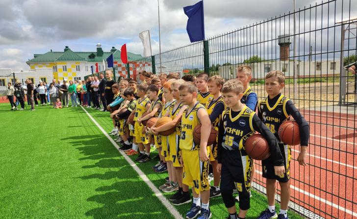 В поселке Прямицыно Курской области открыли новую спортивную площадку с Wi-Fi