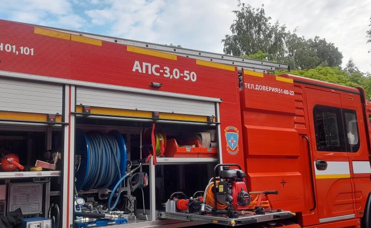 Сегодня днем в Щигровском районе Курской области сгорел жилой дом