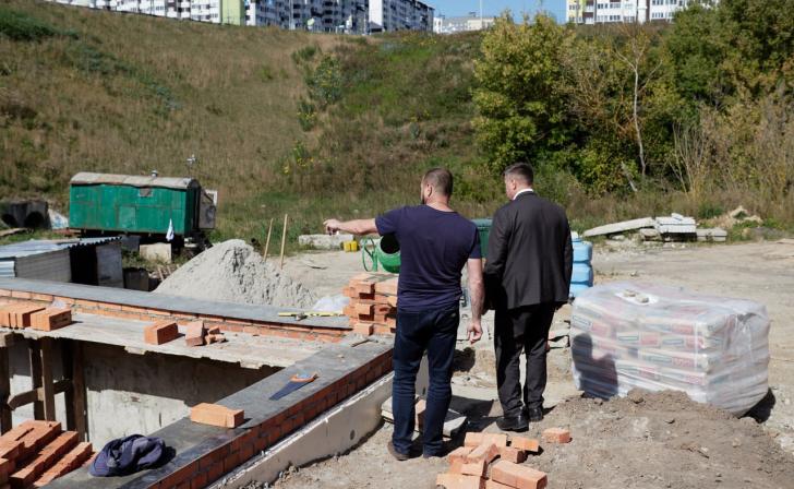 Николай Цыбин проверил ход строительства водоотводящих систем и сооружений в Курске Николай Цыбин проверил ход строительства водоотводящих систем и сооружений в Курске