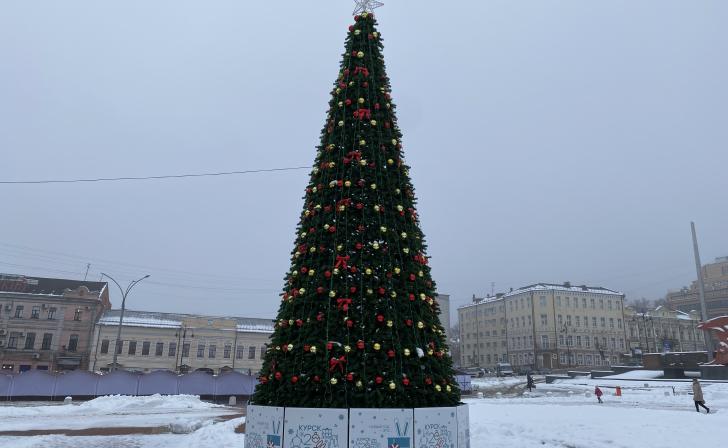 В Курске установят четыре новогодние ели