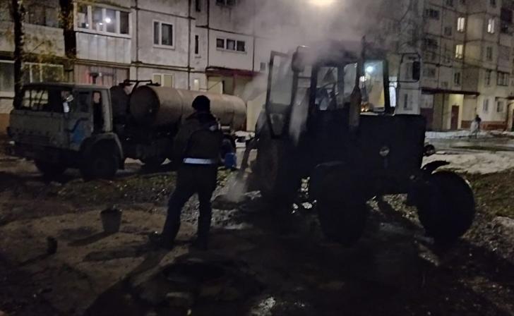 В Курске на проспекте Энтузиастов горячую воду вернули через 14 дней