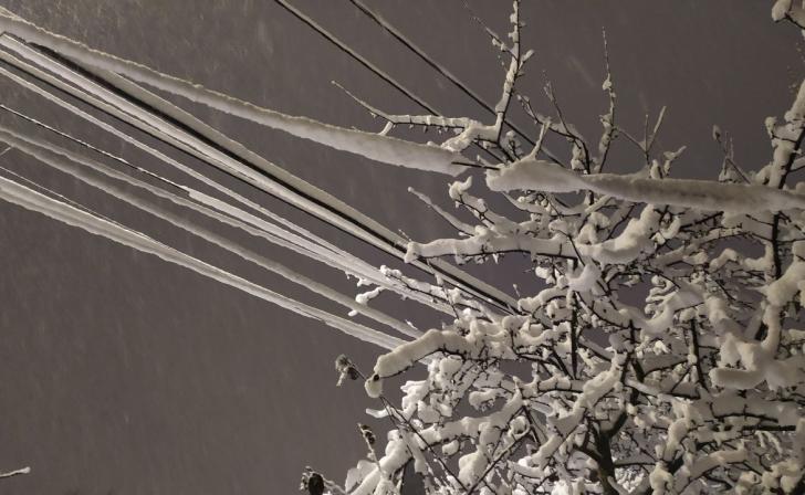 В Курской области из-за снегопада произошло 11 отключений электроэнергии