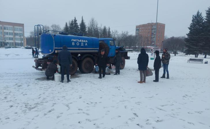 В Железногорске Курской области отключили воду