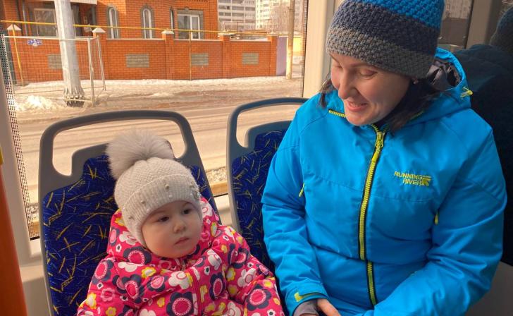 В Курске трамвай назвали Софией в честь первой пассажирки