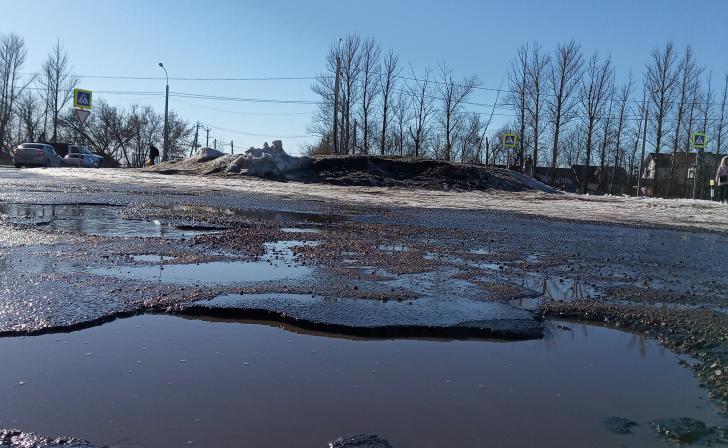 Куряне на прошлой неделе чаще всего жаловались на ямы на восьми улицах