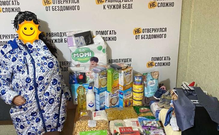 Куряне могут помочь продуктами матери 3 дете, которая вынуждена кормить детей с помойки