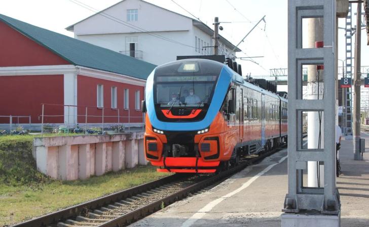 Между Курском и Белгородом запустили новый электропоезд