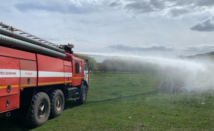 В Щиграх Курской области в доме сгорел диван