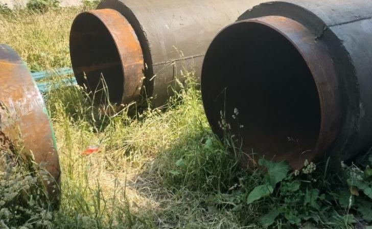 В Курске на улице Парковой завершили ремонт участка теплосети