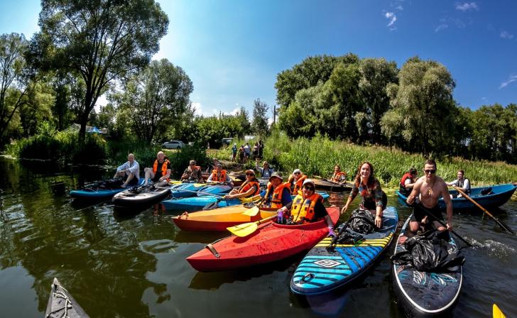 Экоактивисты убрали остров Палея на Сейме в г. Курске Экоактивисты убрали остров Палея на Сейме в г. Курске