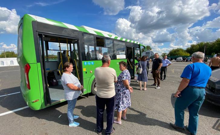В Тулу приехали 123 жителя Курской области