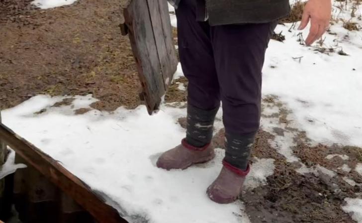 Пить воду из болота вынуждены жители села Глушковского района Курской области