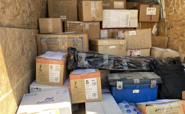 В Курскую область доставили 1247 тонн продуктов для гуманитарных наборов