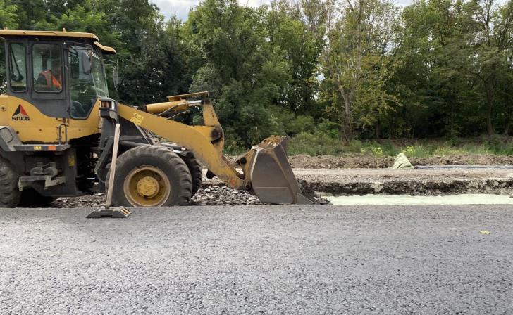 В Советском районе ремонтируют почти 6 километров дороги Курск-Касторное