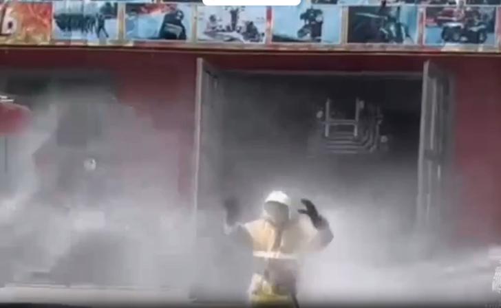 В курском МЧС показали, как провожали на отдых коллегу