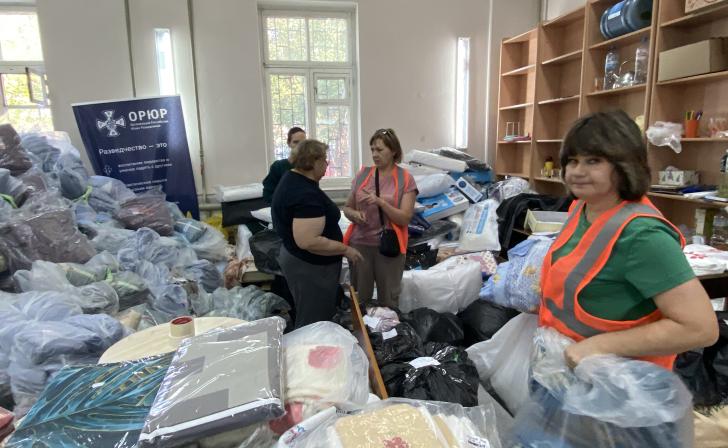 В Курскую область прибыли две колонны с 80-ю тоннами гуманитарки